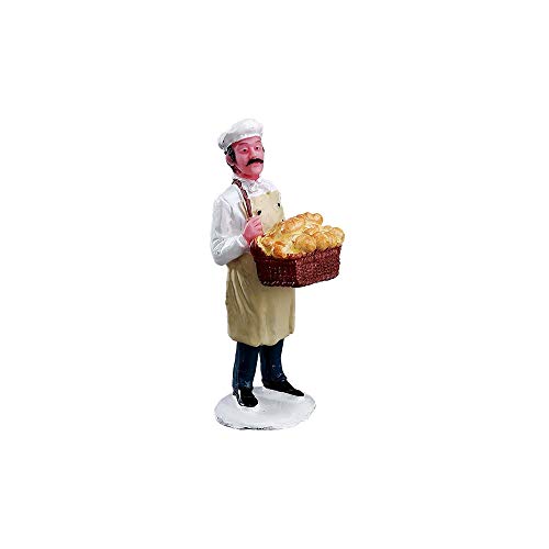 Lemax Christmas Village Bread Delivery Figurine - Resin Holiday Decor