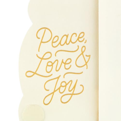 Hallmark Paper Wonder Christmas Pop Up Card with Envelope Honeycomb Angel - Holiday Greeting Card