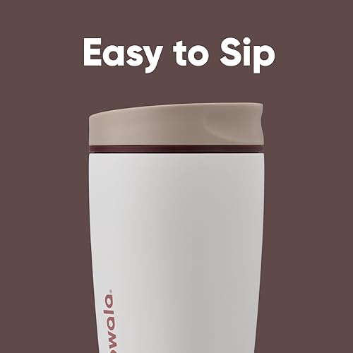 Owala SmoothSip Insulated Stainless Steel Coffee Tumbler 12 oz Vanilla