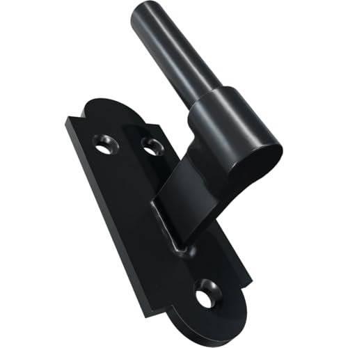 Stainless Steel Shutter Pintel on Plate Kit, 1 1/2-Inch Offset, 2 Pairs
