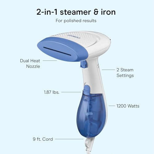 Conair ExtremeSteam 1200W Handheld Fabric Steamer for Clothes