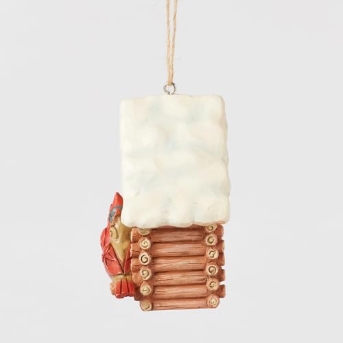 Jim Shore Heartwood Creek Christmas Birdhouse Ornament - Rustic Cabin Decor