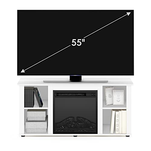 TV Stand Entertainment Center with Electric Fireplace for 55 Inch TV