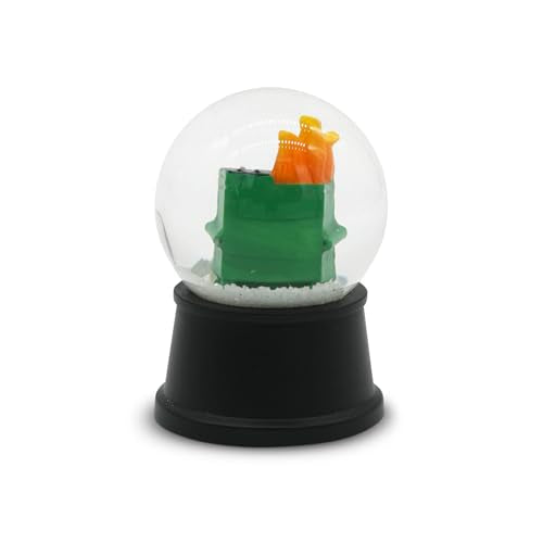 Dumpster Fire Snow Globe – Funny Desk Decor & Quirky Office Gag Gift