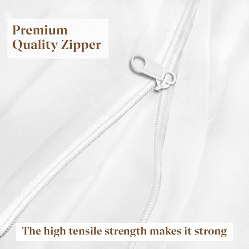 Zippered Fitted Sheet for Full Size Mattress | 6 Inch Deep Pocket | Soft Microfiber Mattress Cover