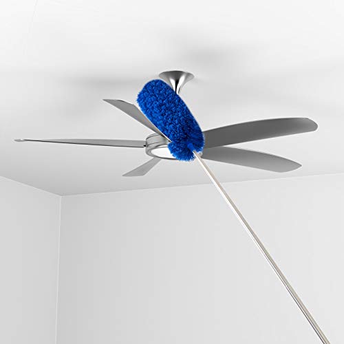 Cobweb Duster Kit with 100-Inch Extension Pole & 2 Washable Duster Heads