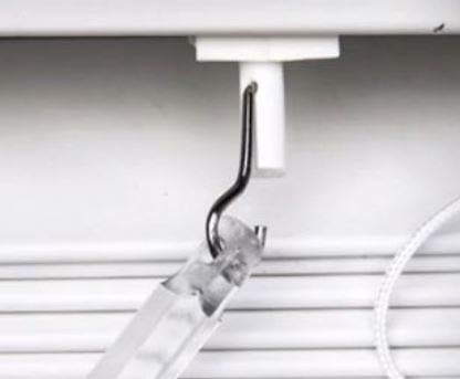 12-Inch Blind Tilt Wands - High-Strength UV-Resistant PVC, 4-Pack