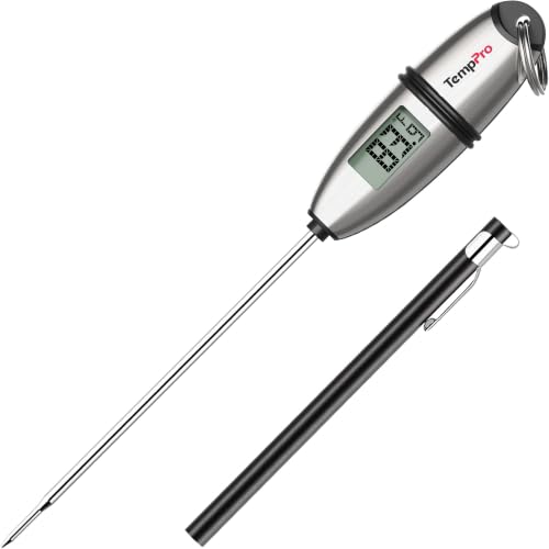 Digital Instant Read Meat Thermometer with 5.3-Inch Probe for Cooking