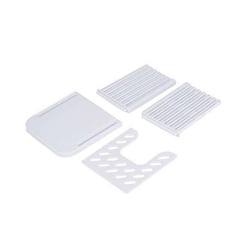 Adjustable Bread Slicer Guide - Foldable Plastic Loaf Cutting Tool