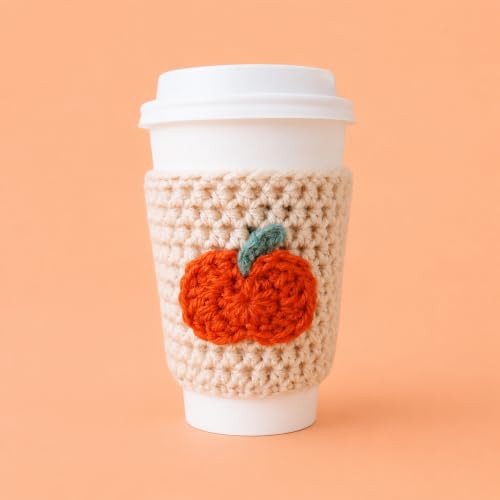 Pumpkin Reusable Coffee Cup Sleeve for 16-20oz To-Go Cups