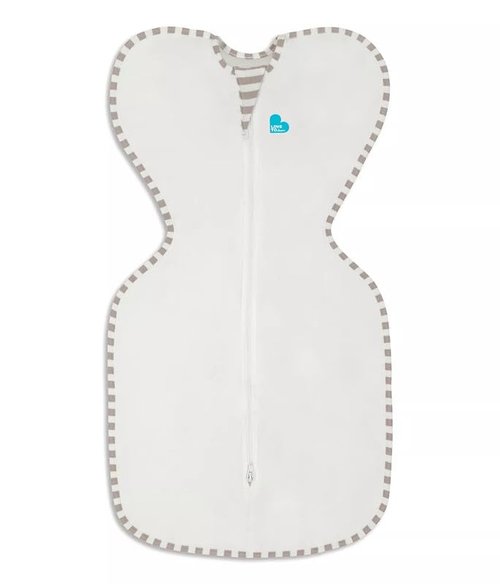 Love to Dream Organic Swaddle - Baby Sleep Sack for Newborns | Self-Soothing Design, 1.0 Tog, Cream, Small (5-8.5 lbs)