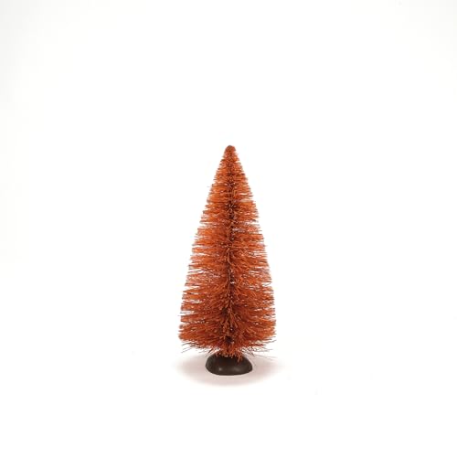 12-Piece Miniature Fall Trees and Mulch Set for Village Landscaping
