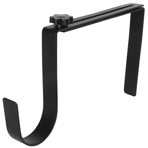 Adjustable Headstone Wreath Hanger for 6-11 Inch Gravestones - Black