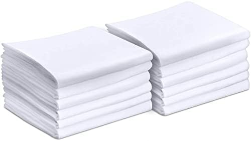 Utopia Bedding Standard Pillow Cases - 12 Pack - Soft Brushed Microfiber - 20 X 26 Inches | Fade Resistant, White