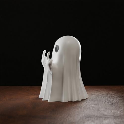 Resin Halloween Ghost Figurine for Tiered Tray and Table Decor