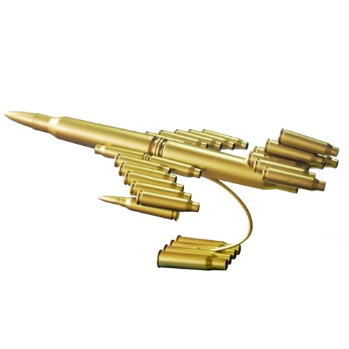 Handcrafted Metal Airplane Model - Bullet Shell Style Aircraft Decor