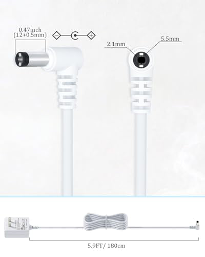 24V 500mA Power Cord Adapter for Essential Oil Diffuser Humidifier