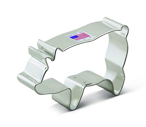 Ann Clark Pig Cookie Cutter, 3-3/4 inch, Made in USA