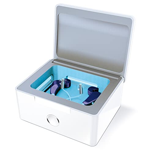 Hearing Aid Dryer and Dehumidifier with UV-C Light