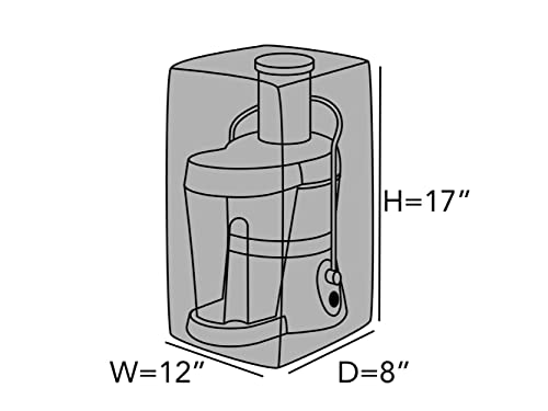 Quilted Juicer Dust Cover - Stain-Resistant Appliance Protector 12x8x17
