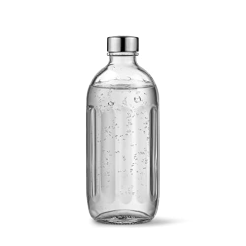 Glass Carbonation Bottle for Carbonator Pro, 800ml Dishwasher Safe