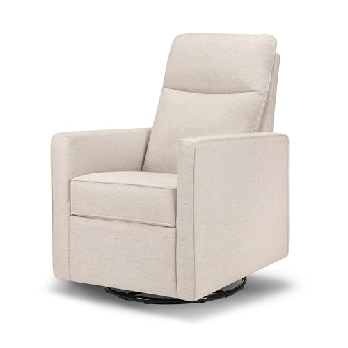 Pillowback Swivel Glider Nursery Chair - 360 Degree Rocking Recliner