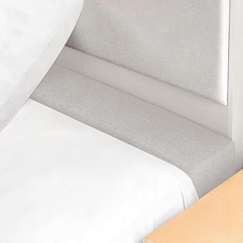 Mattress Extender Bed Gap Filler with Removable Cover - Light Grey