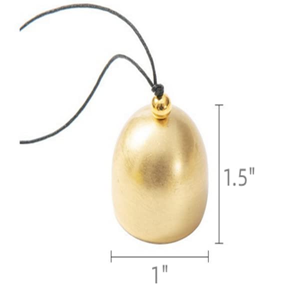 12 Pcs 1.5-Inch Copper Christmas Bells for Tree Decor and DIY Crafts