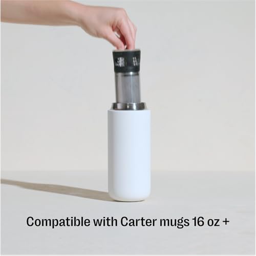 Fellow Carter Stainless Steel Tea Infuser for Loose Leaf & Cold Brew - 16 oz