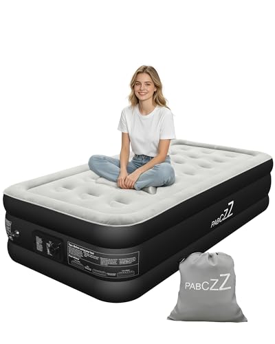 Twin Air Mattress with Built-in Pump - 18" Elevated Inflatable Guest Bed