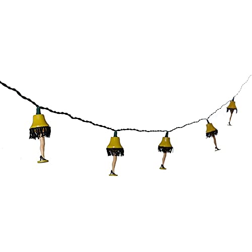 Christmas Story Leg Lamp String Lights - Indoor & Outdoor Holiday Decor