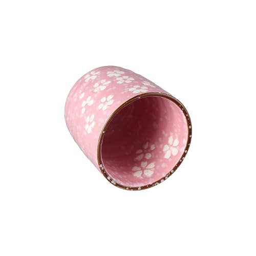 Kopida 2-Pack Cherry Blossom Teacups 6.8 oz Ceramic Coffee Mug Set