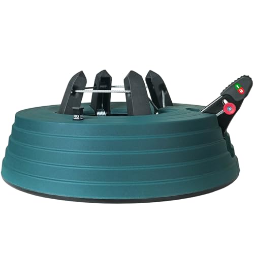 Real Christmas Tree Stand with Water Reservoir & Foot Pedal Setup for 6ft Trees