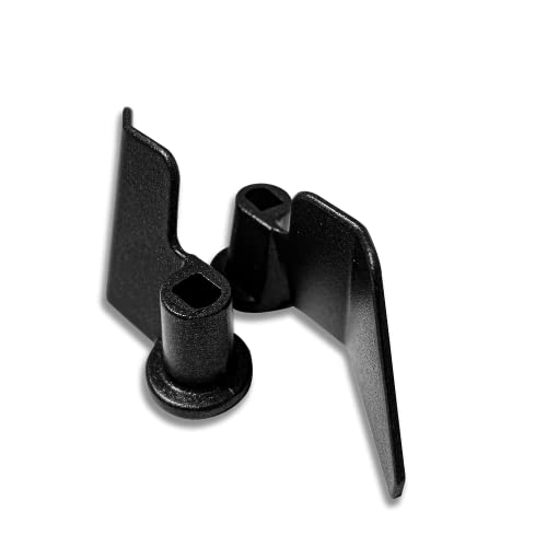 Universal Bread Maker Kneading Paddle Replacement, Non-Stick D-Shaped, 2-Pack