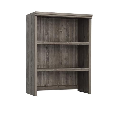 Aspen Post Office Hutch with 2 Adjustable Shelves, Pebble Pine Finish