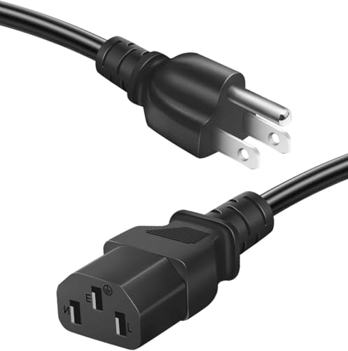 3-Prong Replacement Power Cord for Electric Pressure Cookers - 5 Foot Cable