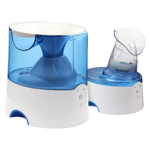 Warm Mist Humidifier and Personal Steam Inhaler, 0.5 Gallon