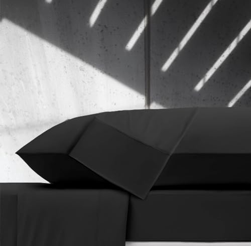 Memory Foam Body Pillow with Cover - 20x54 Inch, Pitch Black