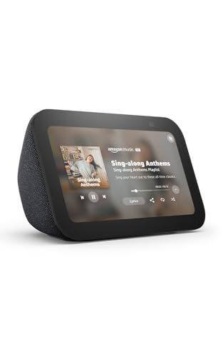 Amazon Echo Show 5 Smart Display with Alexa and Clearer Sound Charcoal
