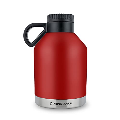 32 oz Vacuum Insulated Stainless Steel Beer Growler - Leakproof Travel Flask