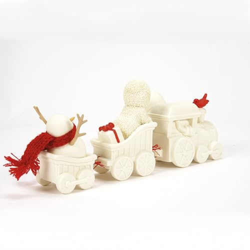 Department 56 Snowbabies Christmas Train Figurine - Festive Holiday Collectible