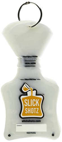 Slick Shotz 25 Pack Heat Sealed Plastic Liquor Flasks – 3oz BPA-Free Reusable Travel Pouches (No Heat Sealer Included)