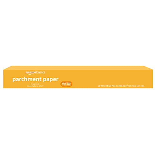 Non-Stick Baking Parchment Paper Roll - 90 Sq Ft, 15 Inch x 24 Yards