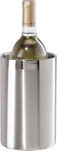 Stainless Steel Double Wall Wine Cooler - Insulated Tabletop Chiller