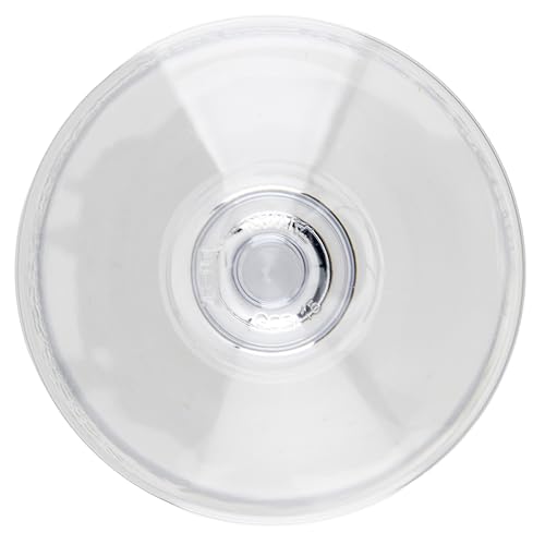 GET BPA-Free 15oz Clear Plastic Hurricane Glasses Set of 4 - Shatterproof & Dishwasher Safe