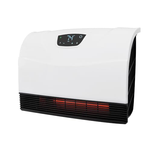 Infrared Wall Mounted Heater 1500W Wi-Fi Smart Space Saving Electric Heat