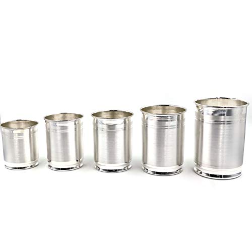 999 Pure Silver Drinking Glass - 100ml Hallmarked 99.9% Silver Cup