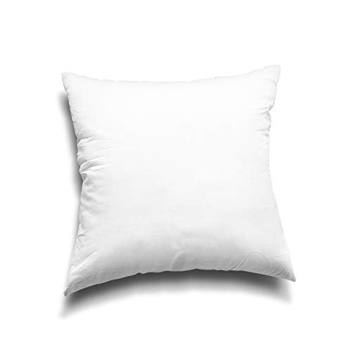 EDOW Throw Pillow Inserts 18x18 Set of 2 Polyester Couch Cushion Stuffers