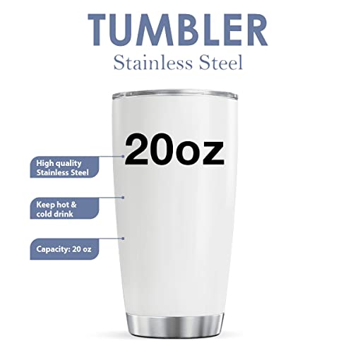 Sister Tumbler 20 oz Insulated Travel Mug - CUBICER Sister Gift Stainless Steel