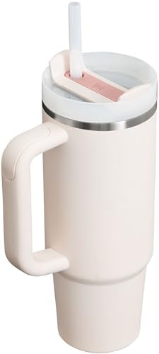 STANLEY Quencher H2.0 Insulated Stainless Steel Tumbler 30 oz Rose Quartz